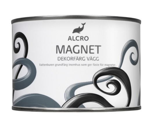 Magnet Grundfärg Vägg 0.5L Alcro
