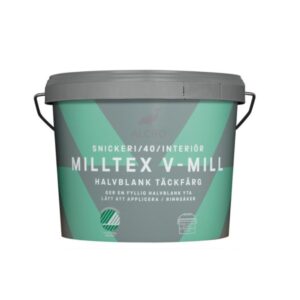 Milltex V-Mill Halvblank Täckfärg Alcro