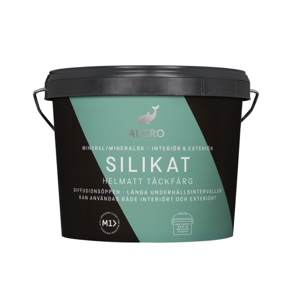 Silikat Helmatt Täckfärg Alcro